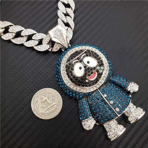 NEW Iced Out Chain Necklace - Picture 7 of 8